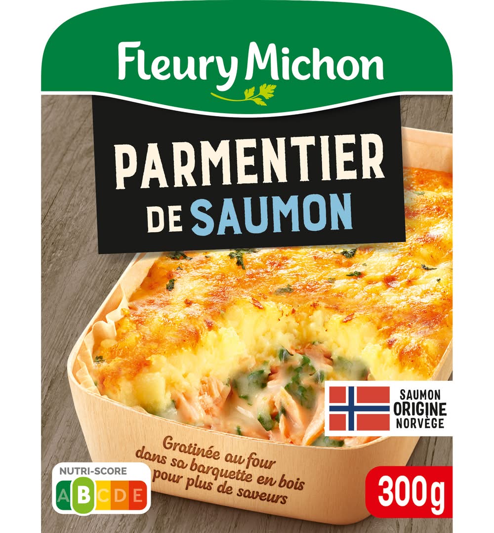 Fleury Michon - Plat cuisiné parmentier, saumon (300g)
