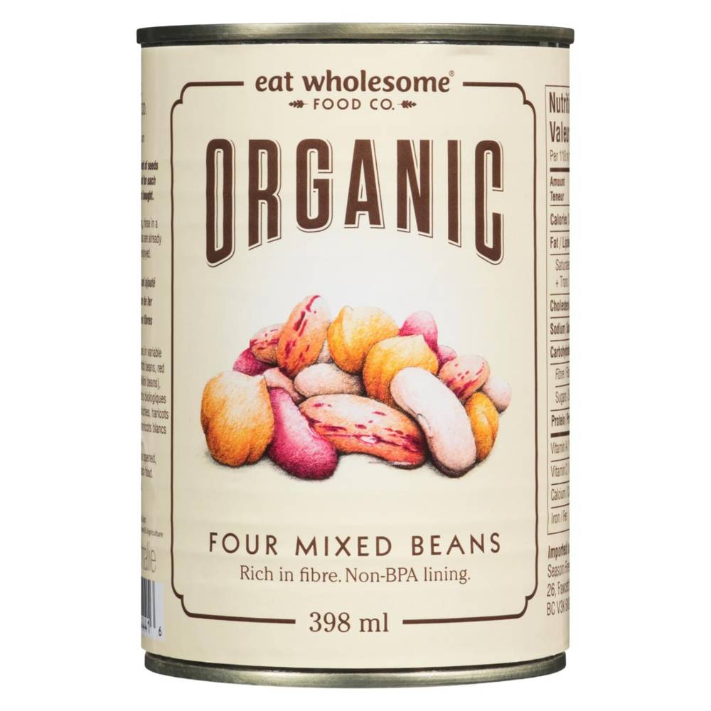 Eat Wholesome Organic Four Mix Bean (398 ml)