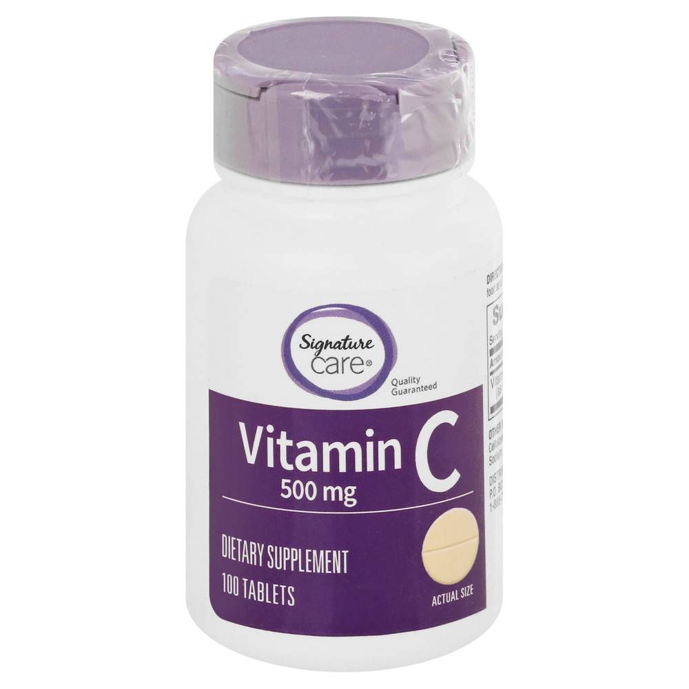 Signature Care Vitamin C Tablets (100 ct)