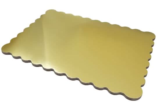 Makery Grease Resistant Cake Board, 13x19 in, Gold (4 ct)