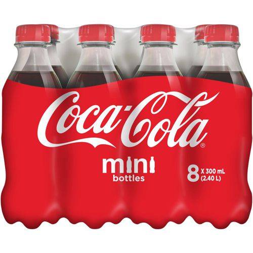 Coca-cola mini bouteilles (8 x 300 ml) - mini bottles (8 x 300 ml)