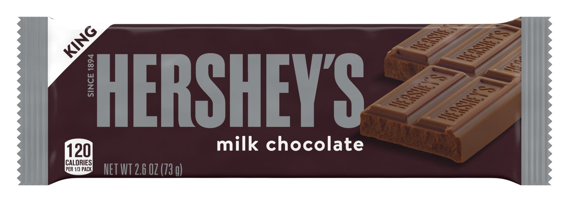 Hershey's® Milk Chocolate King Size Candy Bar 2.6oz