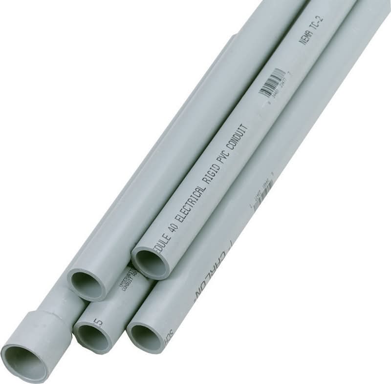 Cantex 1 In. D X 10 Ft. L Pvc 40 Schedule Electrical Conduit For Rigid