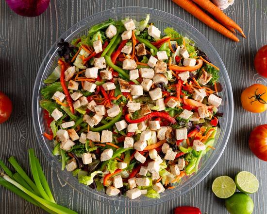 Salad Party Bowl - Plain or w/ Grilled Chicken (Serves 8-10)