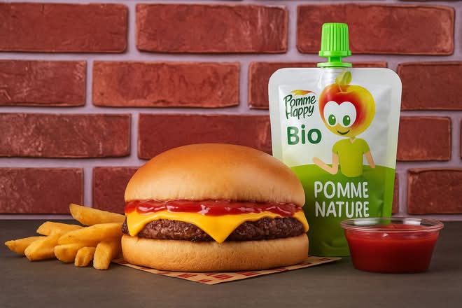 🍔🥤🍟🍏 Menu Kids Hamburger