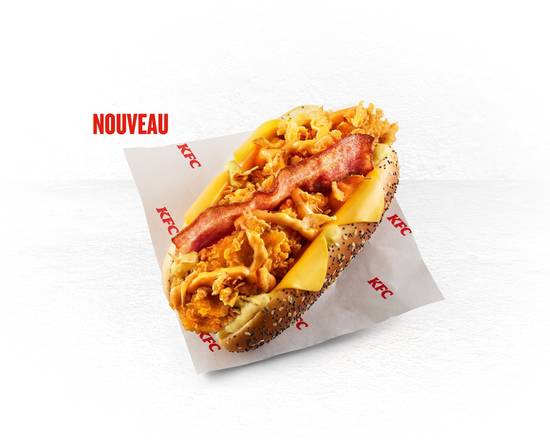 CRISPY HOT DOG CHEESE & BACON