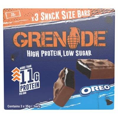 Grenade Oreo, High Protein Bars (3 pack)