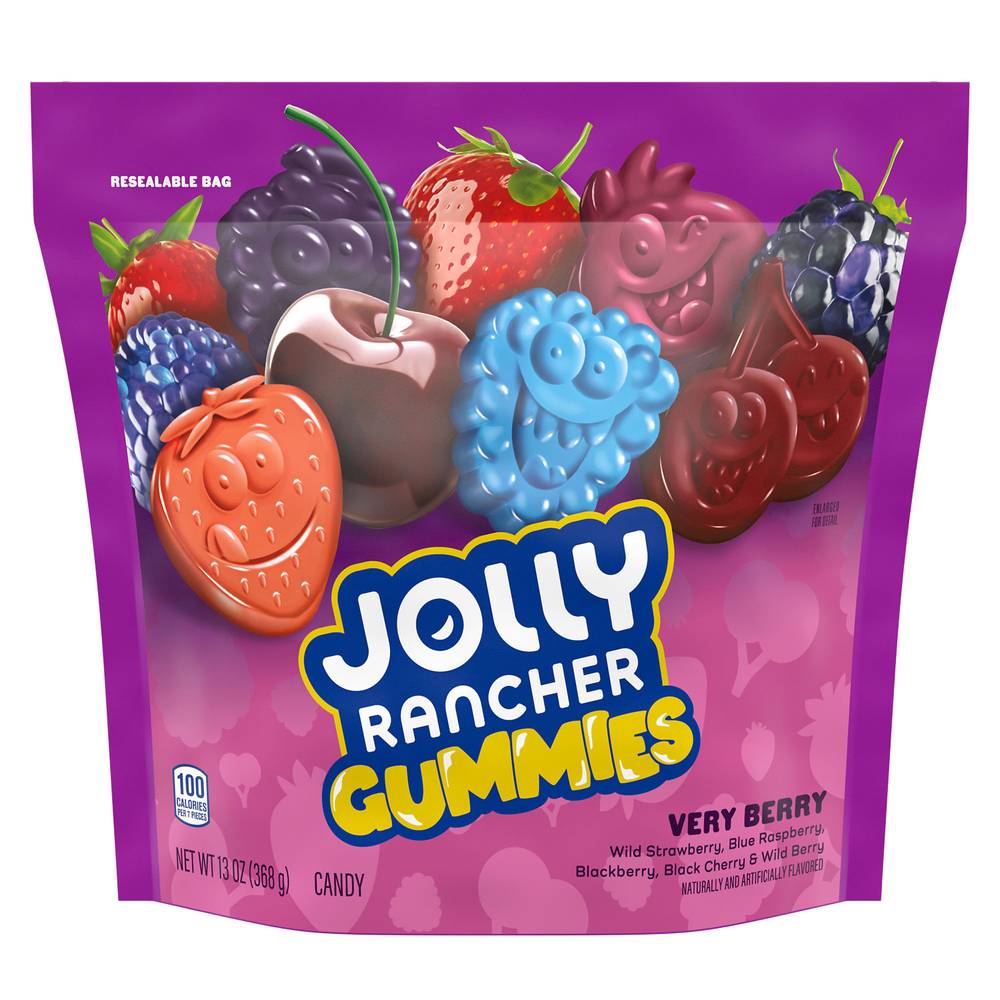 Jolly Rancher Gummies Very Candy, Berry (13 oz)