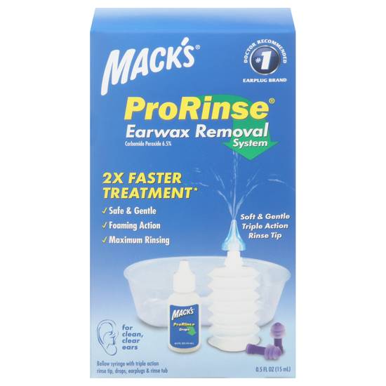 Mack's Pro Rinse Earwax Removal System (0.5 fl oz)