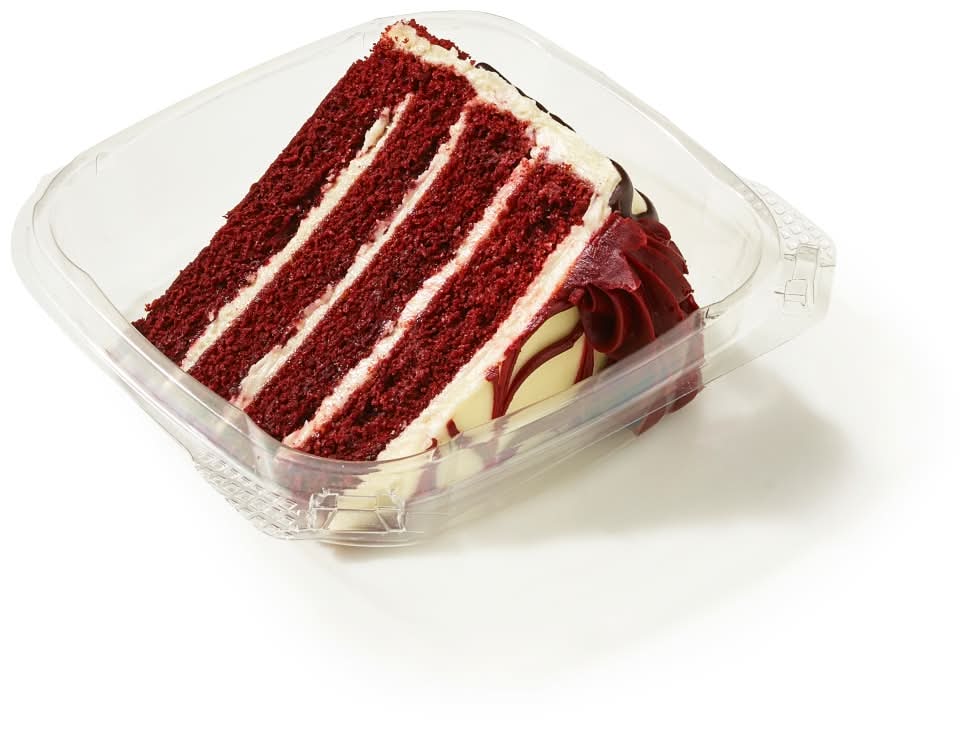 Private Selection 4 Layer Cream Cheese Iced Red Velvet Cake Slice