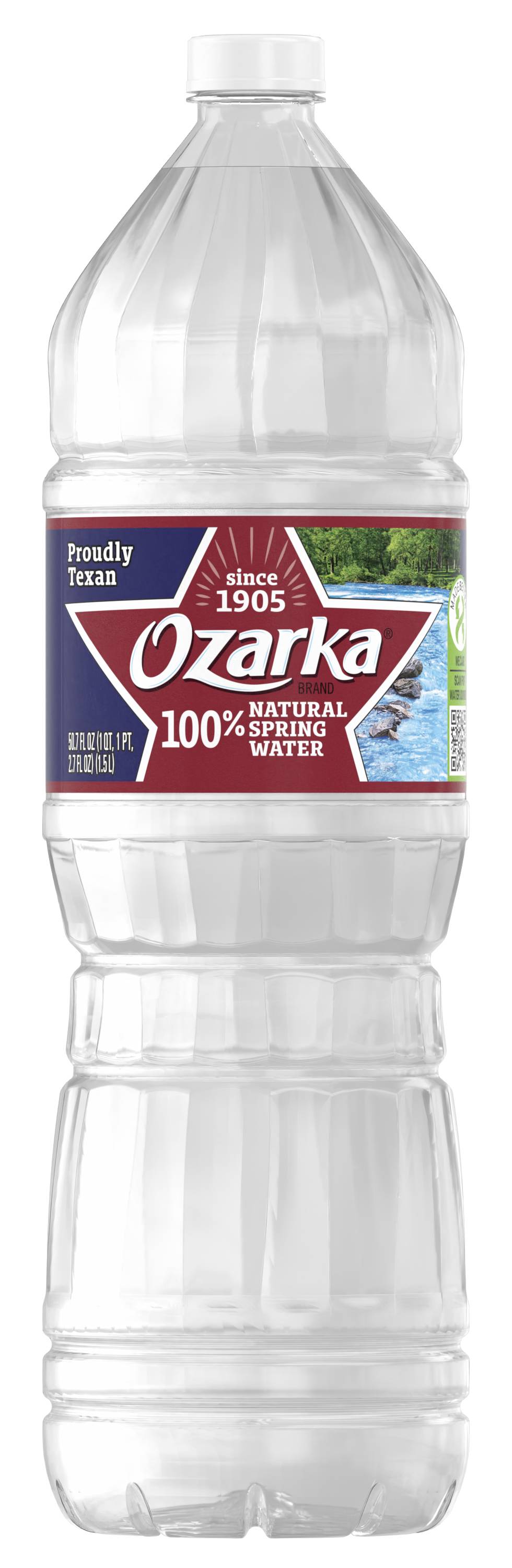 Ozarka 100% Natural Spring Water (50.7 fl oz)