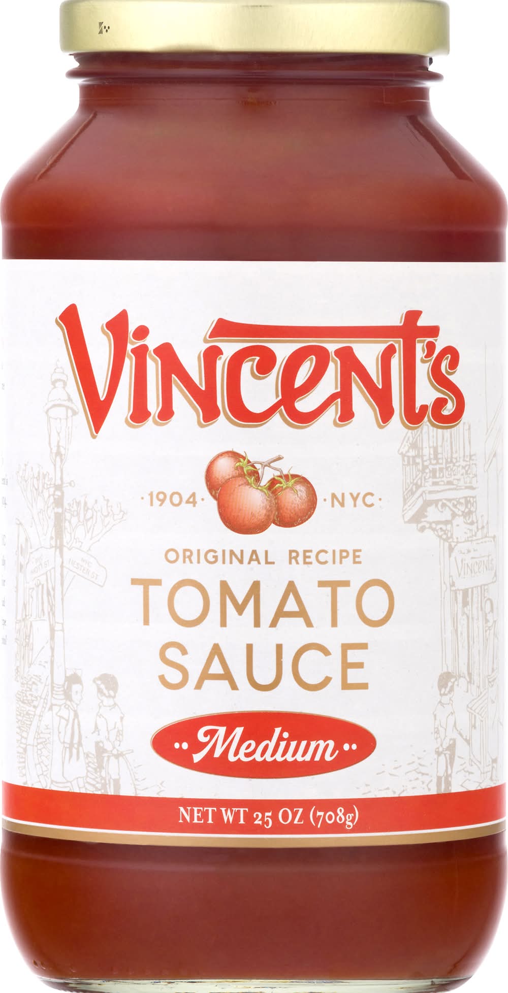 Vincent's Medium Tomato Sauce (25 oz)