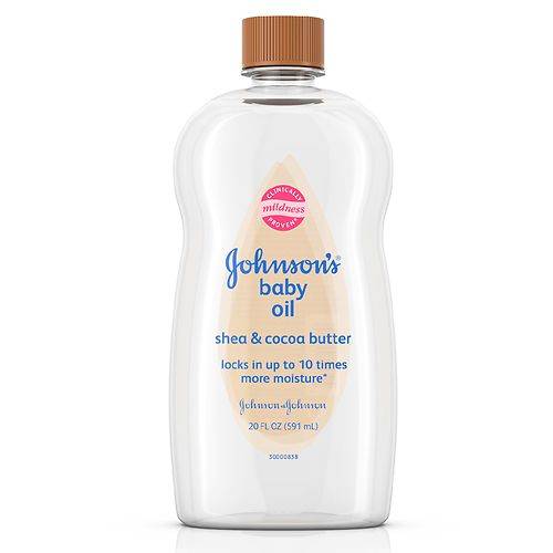 Johnson's Baby Oil With Shea & Cocoa Butter - 20.0 fl oz