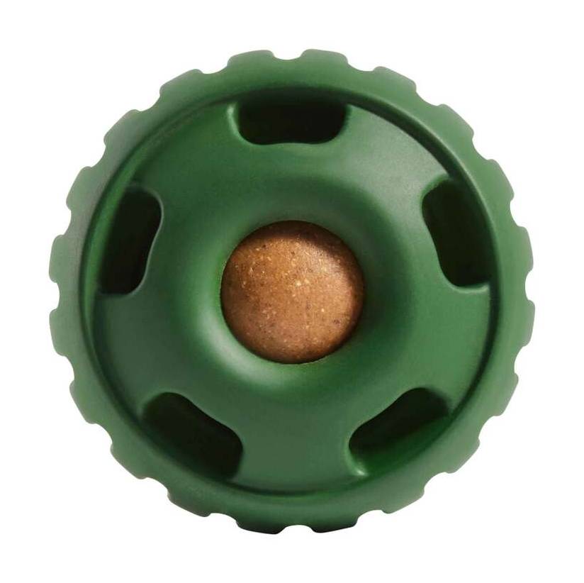 Woof Pupsicle Treat Dispensing Dog Toy, Large, Green