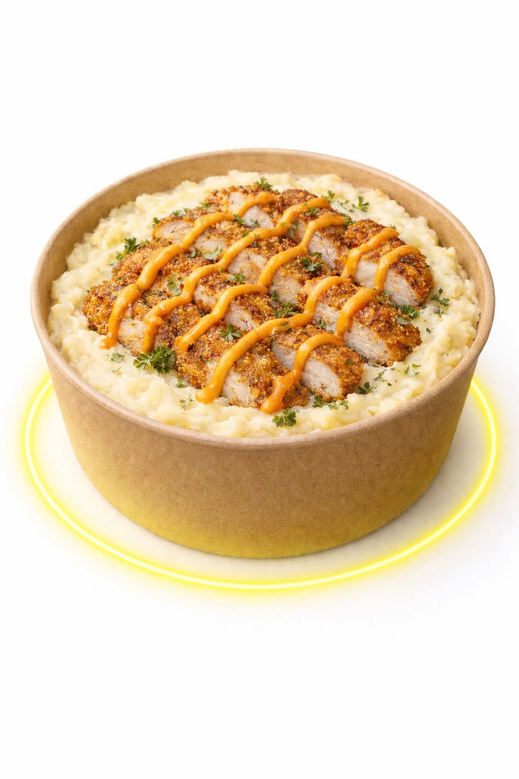 Bowl Purée Poulet Crispy Algérienne