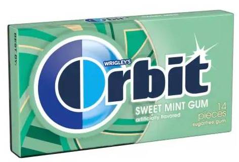 Wrigleys Orbit Sweet Mint Gum 14 Pcs