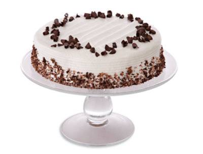 Bakery Cake Chocolate Decorated Butter Cream Iced 8 Inch1 Layer