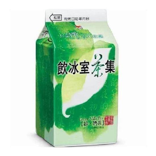 統一飲冰室茶集-綠奶茶400ml