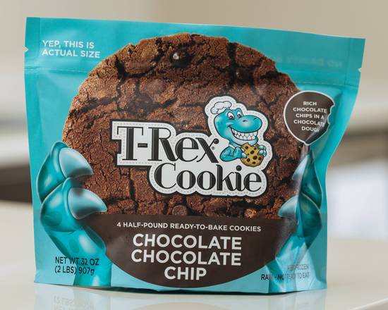 Chocolate Chocolate Chip Frozen Cookie Dough