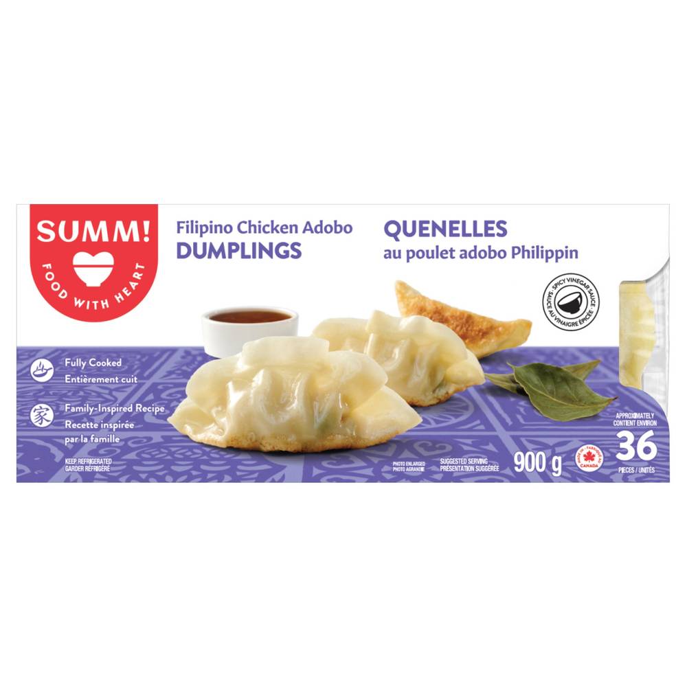 Summ! Filipino Chicken Adobo Dumplings, 900 G