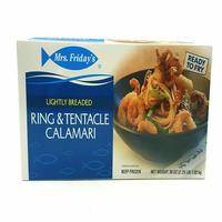 Frozen Mrs Fridays Breaded Squid, Rings & Tenticles, 2.25 lb box