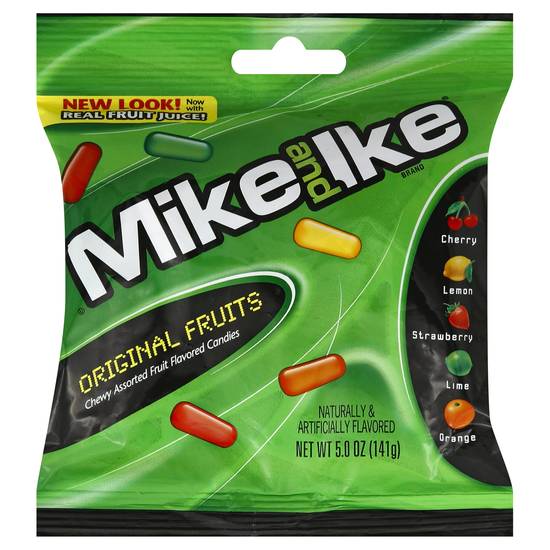 Mike and Ike Original Chewy Fruit Flavored Candy (5 oz)