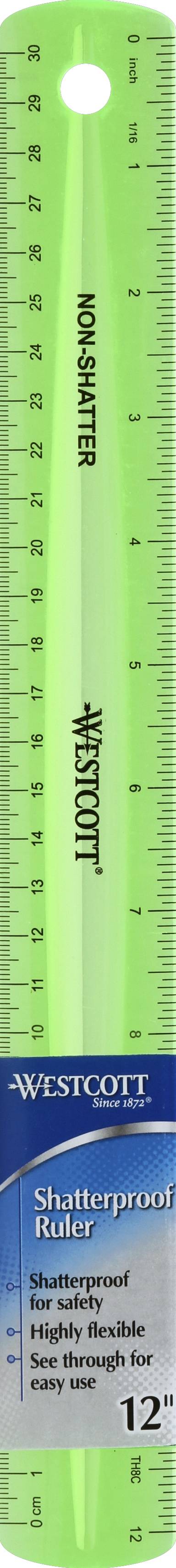 Westcott Shatterproof Ruler