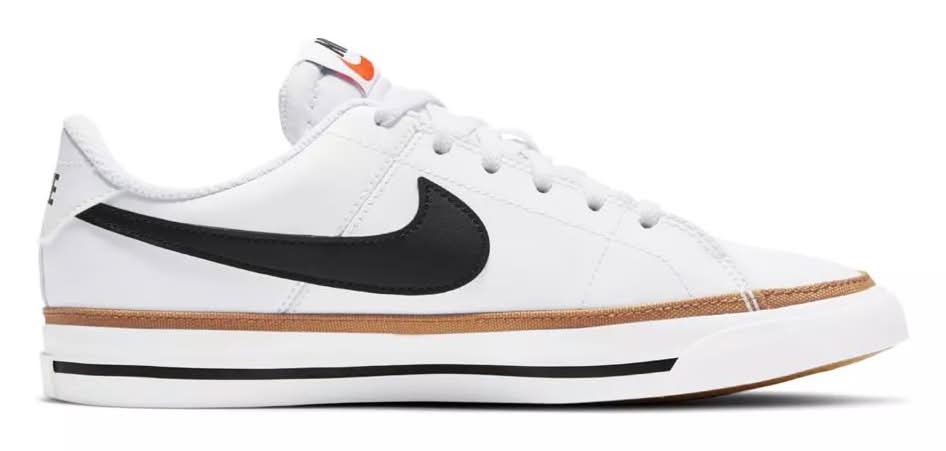 Nike Court Legacy Sneaker - Kids' (White/Black Medium - 6 Youth)