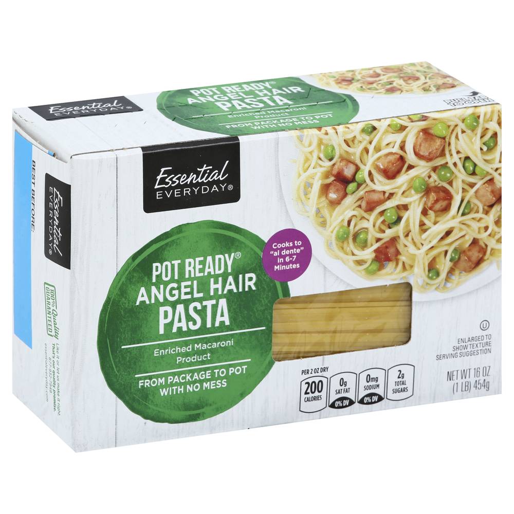 Essential Everyday Pot Ready Angel Hair Pasta (1 lbs)