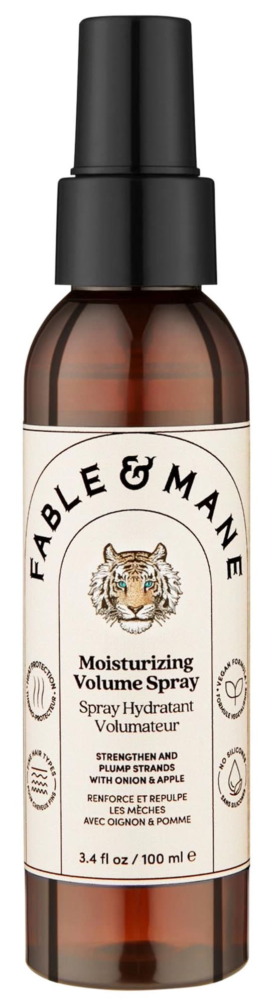 Fable & Mane Moisturizing Volume Spray for Fine and Thinning Hair 3.4 oz / 100 mL