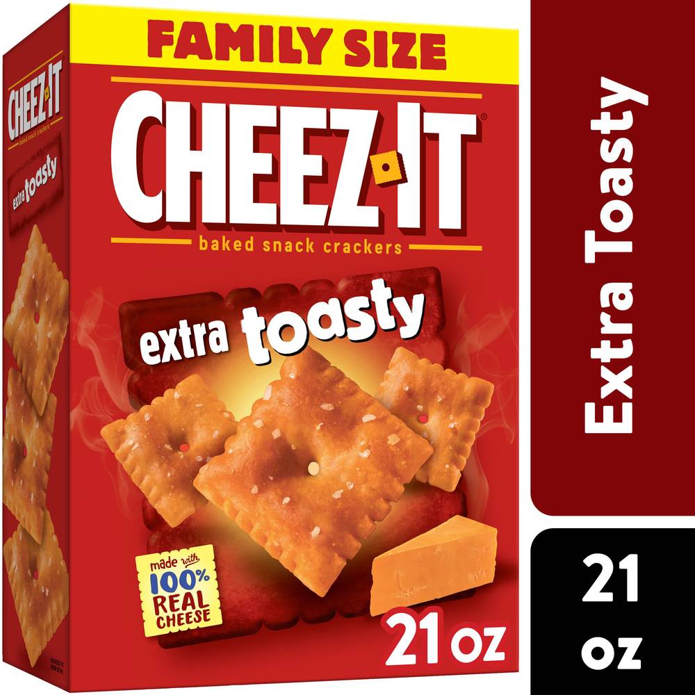 Cheez-It Family Size Extra Toasty Baked Snack Crackers