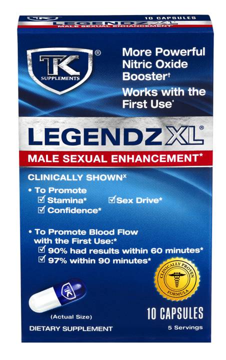 TK Supplements Legendz XL Male Sexual Enhancement Supplement - 10 ct