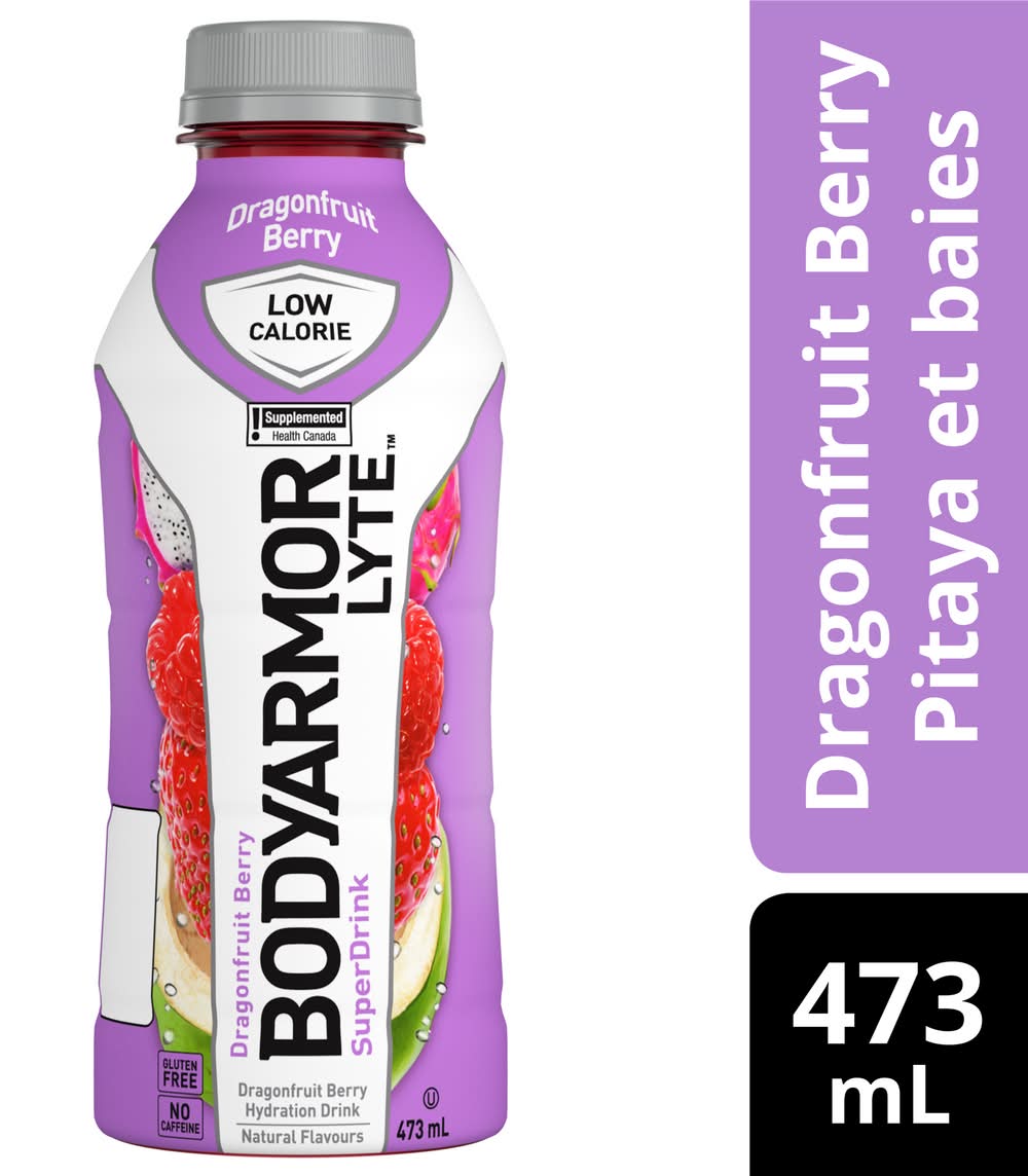 BODYARMOR Lyte Low Calorie Super Drink, Dragonfruit Berry (473 ml)