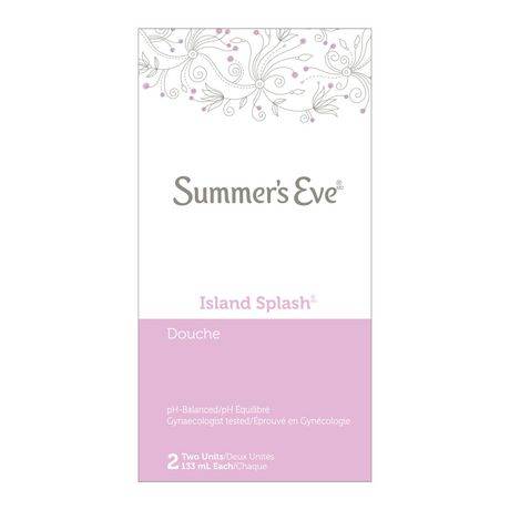 Summer's Eve Island Splash Douche Cleansing Wash For Sensitive Skin (133 ml, 2 ct)