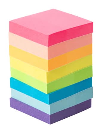 Rainbow Sticky Notes