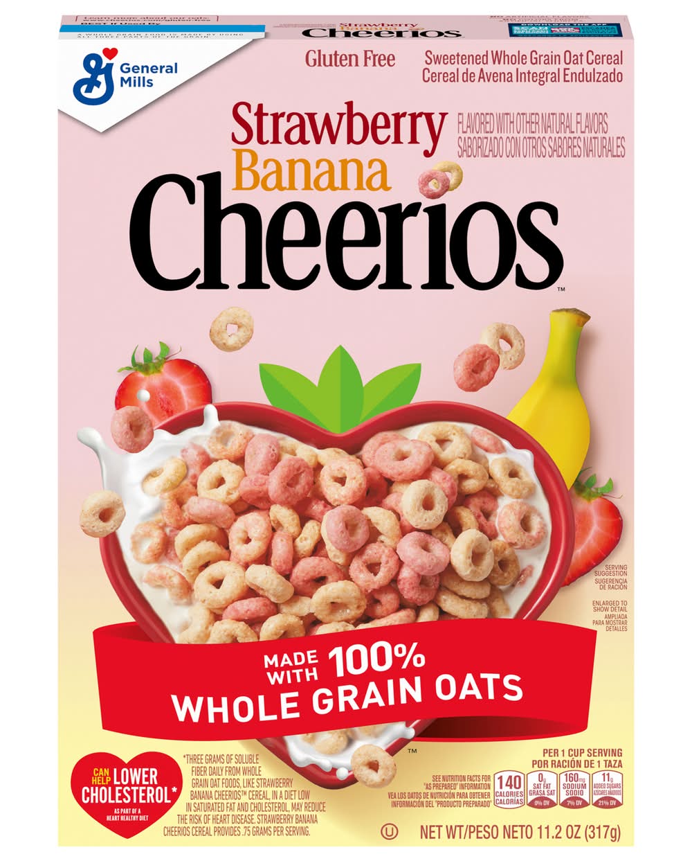 Cheerios Strawberry Banana Cheerios Breakfast Cereal (11.2 oz)