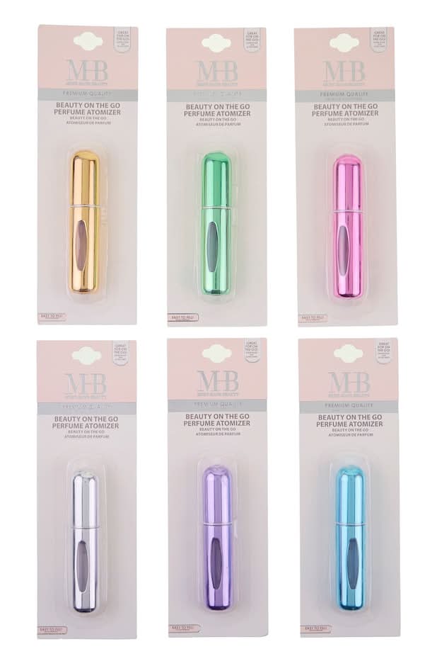 Must Have Beauty On The Go Perfume Atomizer, Assorted Colors, 1-ct.