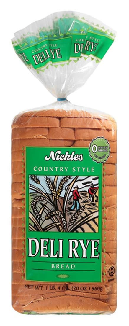 Nickles Deli Rye Bread 16 Oz