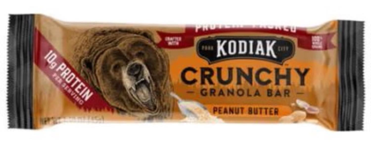 Kodiak Crunchy Peanut Butter Granola Bar 1.59 Oz Pouch