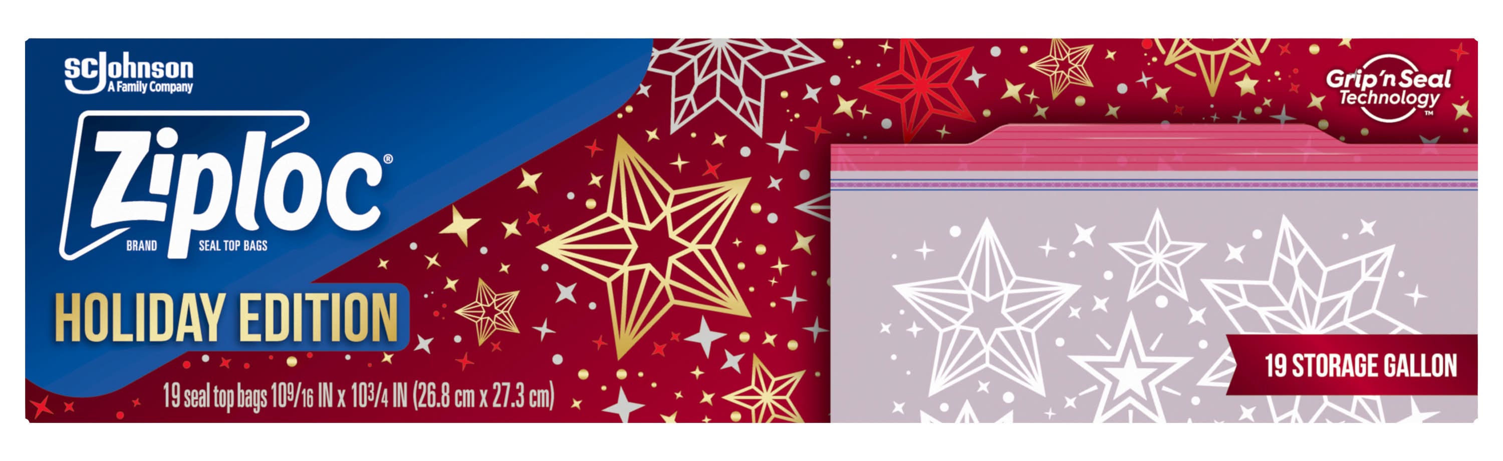 Ziploc Seal Top Bags Gallon Storage