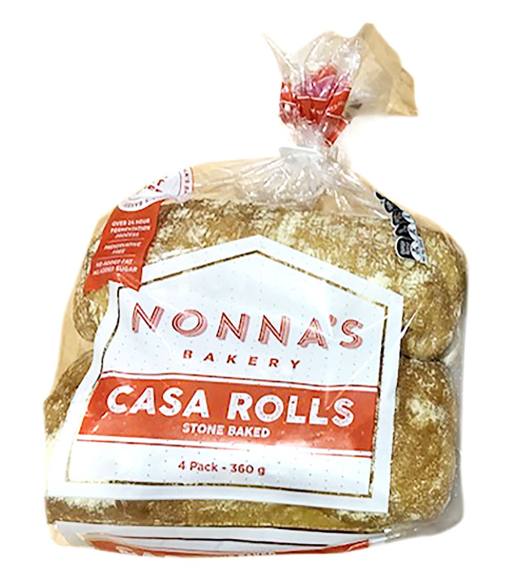 Nonna's Bakery Casa Roll (360g, 4 pack)