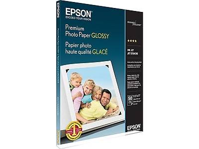 Epson Premium Glossy Photo Paper (8.5" x 11")