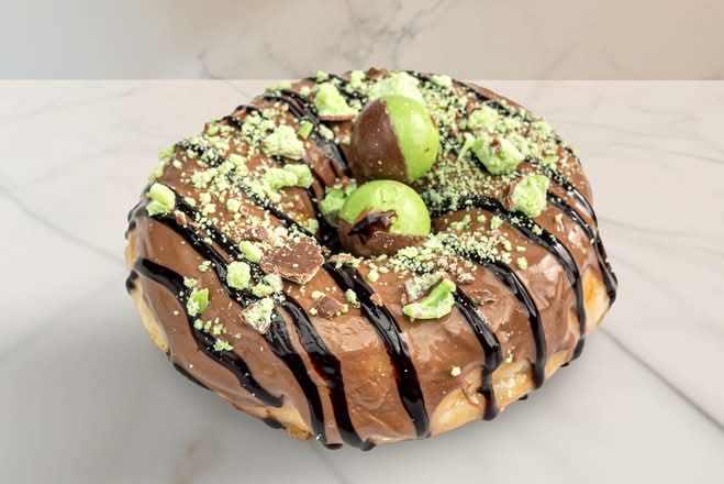 Aero Mint Bubbles Doughnut