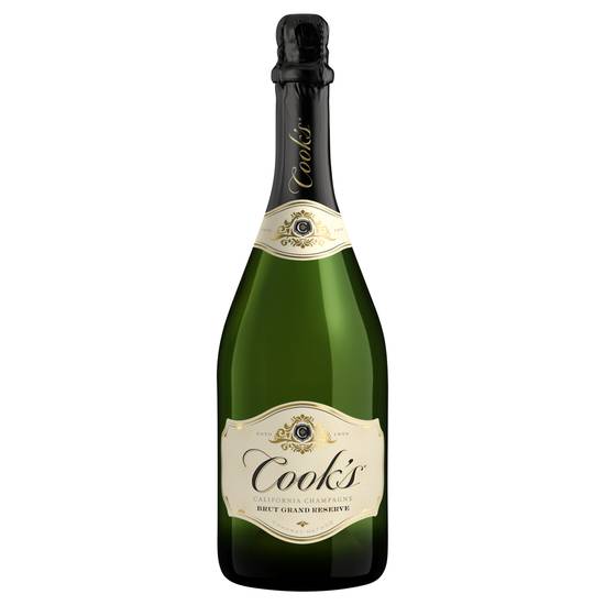 Cook's California Champagne Brut Grand Reserve White Sparkling Wine (750 ml)