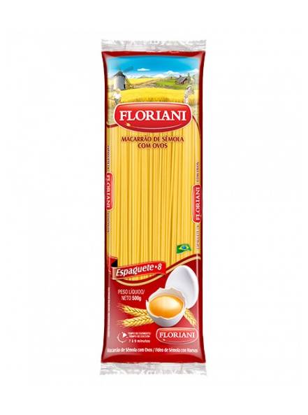 Floriani macarrão com ovos espaguete (500g)