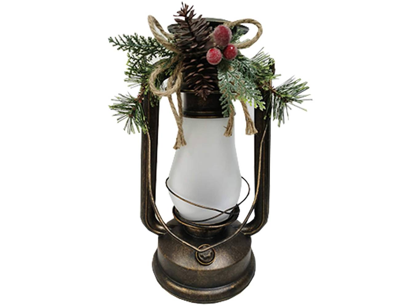 GE 15-in Lighted Candle Lantern Battery-operated Christmas Decor | 76987LO