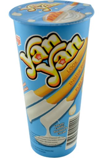 Meiji Yan Creamy Dip Biscuit Snack, Vanilla (50g)