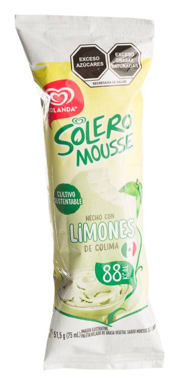 Holanda · Paleta helada solero mousse, lim�ón (75 ml)