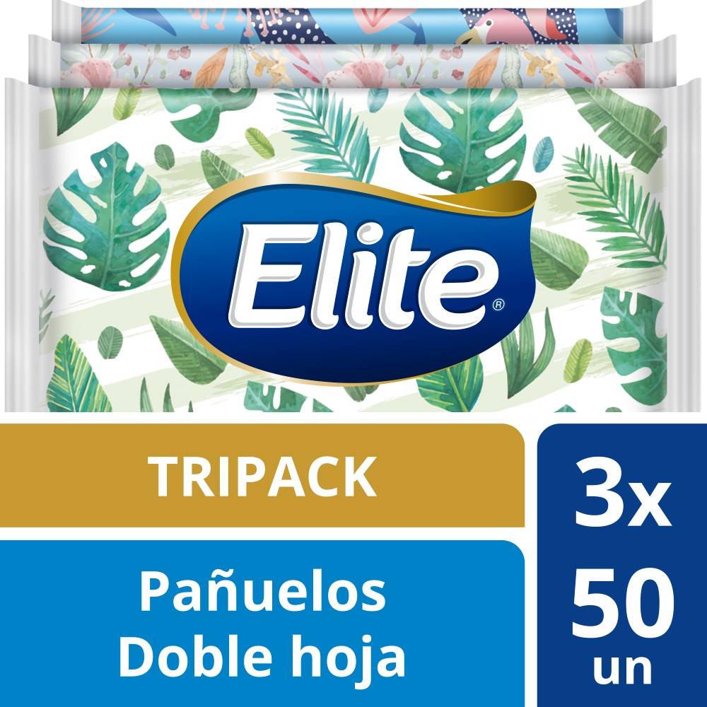 Pack Elite Pa¿Uelo Des.45 Hjs 3 Unid