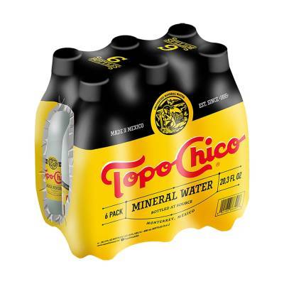 Topo chico agua mineral (6 pack, 600 ml)